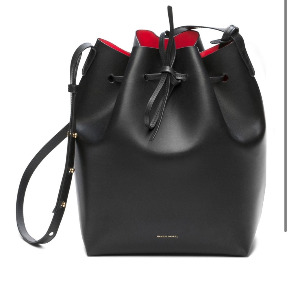 Black Bucket Bag